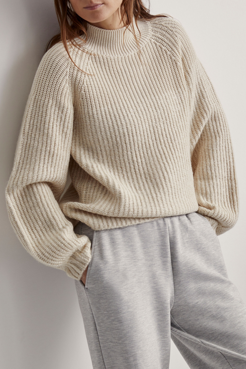 VARLEY Emile Rib Knit Pullover